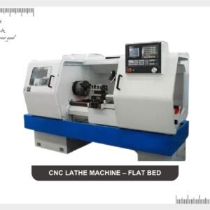 cnc lathe machine flat bed