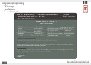 rubber roll grinding machine